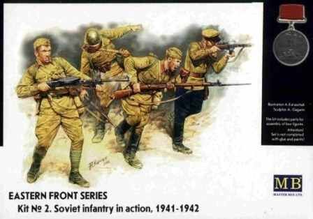 Eastern Front Series. Kit № 2. Soviet Infantry in action , 1941-1942 детальное изображение Фигуры 1/35 Фигуры