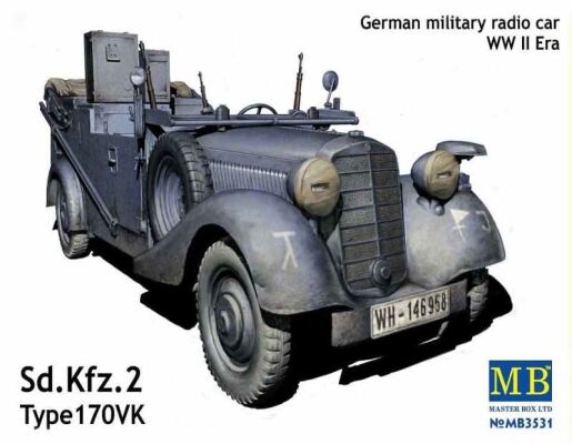 Sd.Kfz. 2 Type 170VK, German military radio car, WW II era детальное изображение Автомобили 1/35 Автомобили