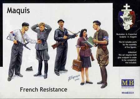 «Маки, французское сопротивление» детальное изображение Фигуры 1/35 Фигуры