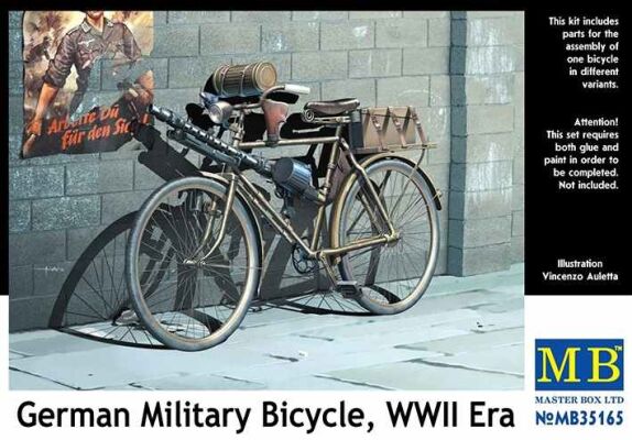 German Military Bicycle, WWII Era детальное изображение Фигуры 1/35 Фигуры
