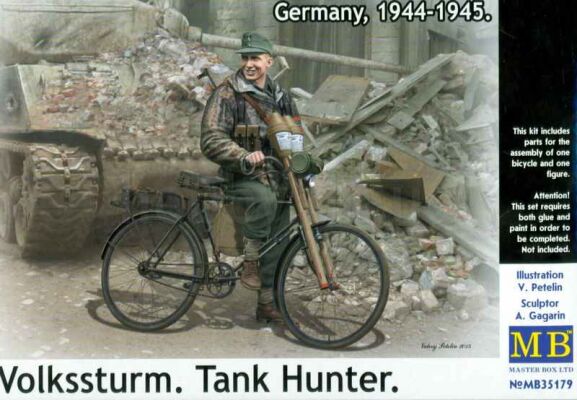 &quot;Фольксштурм. Охотник за танками. Германия, 1944-1945&quot; детальное изображение Фигуры 1/35 Фигуры