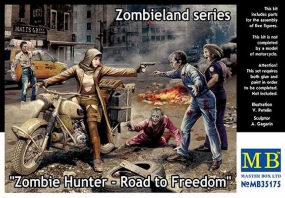 &quot;Zombie Hunter - Road to Freedom&quot;, Zombieland series&quot; детальное изображение Фигуры 1/35 Фигуры