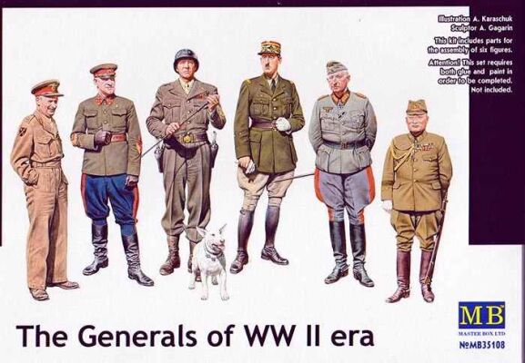 Генерали Другої світової війни детальное изображение Фигуры 1/35 Фигуры