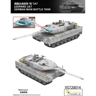 Збірна модель 1/72 Танк Леопард 2A7 Vespid Models VS720014 детальное изображение Бронетехника 1/72 Бронетехника