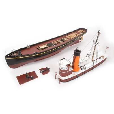 Scale wooden model 1/50 Tugboat Hercules OcCre 61002 детальное изображение Корабли Модели из дерева