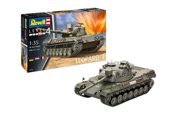 Збірна модель 1/35 Танк Leopard 1 Revell 03240 детальное изображение Бронетехника 1/35 Бронетехника