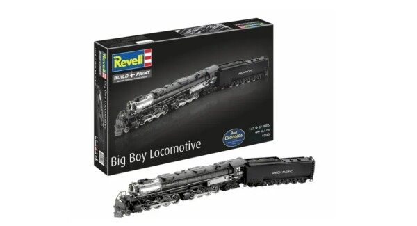 Сборная модель 1/87 Локомотив Big Boy Ревелл 02165 детальное изображение Железная дорога 1/87 Железная дорога