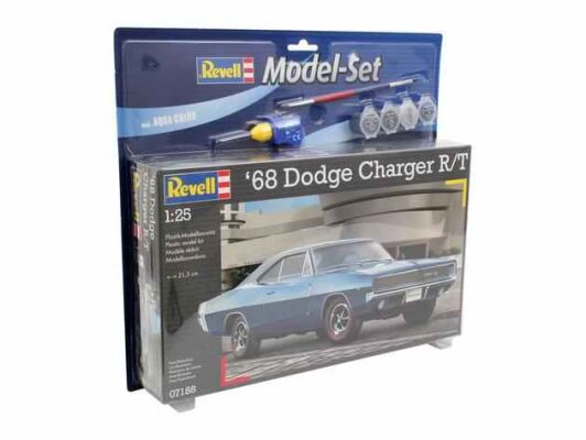 Подарунковій набір 1968 Dodge Charger детальное изображение Автомобили 1/25 Автомобили
