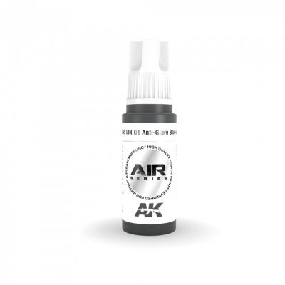 Акриловая краска IJN Q1 Anti-Glare Blue-Black / Антибликовый Сине-Черный AIR АК-интерактив AK11895 детальное изображение AIR Series AK 3rd Generation