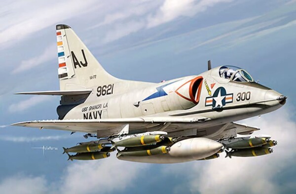 Scale model 1/48 Airplane A-4C Skyhawk HobbyBoss 81789 детальное изображение Самолеты 1/48 Самолеты