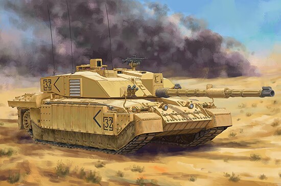Збірна модель 1/48 Британський танк Челленджер II (Операція Telic - Ірак, 2003 р.) HobbyBoss 84853 детальное изображение Бронетехника 1/48 Бронетехника