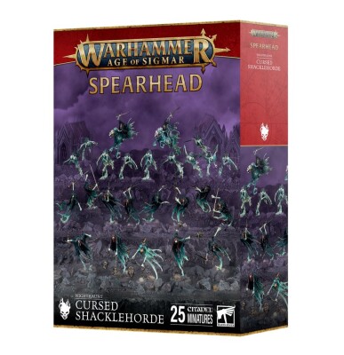 Игровой набор Warhammer AGE OF SIGMAR - SPEARHEAD: NIGHTHAUNT - CURSED SHACKLEHORDE детальное изображение Ночные Призраки Смерть