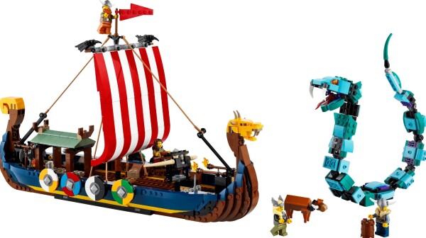 LEGO Creator Viking Ship and Midgard Serpent 31132 детальное изображение Creator Lego