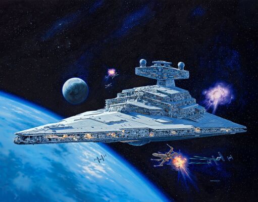 Космічний корабель Imperial Star Destroyer детальное изображение Star Wars Космос
