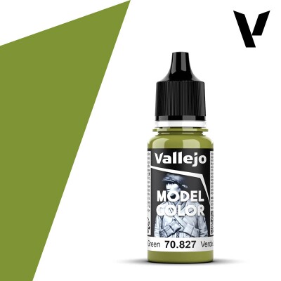 Acrylic paint Lime Green Vallejo Model Color VAL 70827 детальное изображение Model Color Vallejo