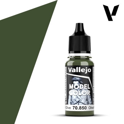 Акрилова фарба Оливкова середня (Medium Olive) Vallejo Model Color VAL 70850 детальное изображение Model Color Vallejo
