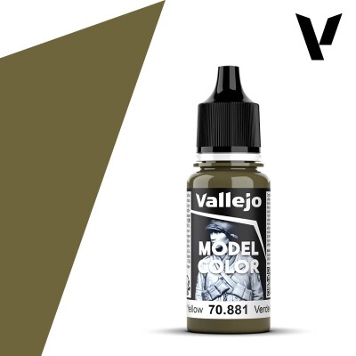 Акрилова фарба Зелено-жовта (Green Yellow) Vallejo Model Color VAL 70881 детальное изображение Model Color Vallejo