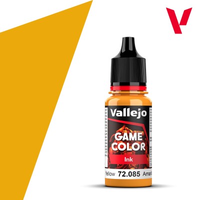 Чорнило жовте Vallejo VAL72085 детальное изображение Game Color Vallejo