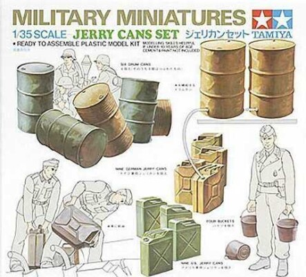 Scale model 1/35 Jerry Cans Set Tamiya 35026 детальное изображение Аксессуары Диорамы