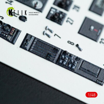 Dornier Do-217 K/M 3D декаль інтер'єр для комплекту ICM 1/48 KELIK K48142 детальное изображение 3D Декали Афтермаркет