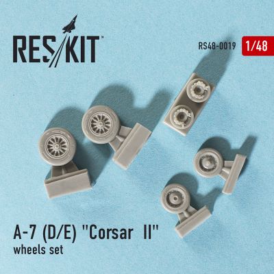 A-7 &quot;Corsair II&quot;D wheels set (1/48) детальное изображение Смоляные колёса Афтермаркет