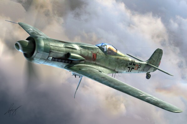 Сборная модель 1/48 Немецкий перехватчик Focke-Wulf Та 152 С-1/R14 ХоббиБосс 81703 детальное изображение Самолеты 1/48 Самолеты