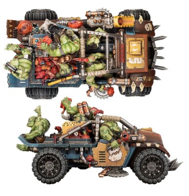 WARHAMMER 40000: ORKS - RUKKATRUKK SQUIGBUGGY детальное изображение Орки Армии Ксеносов