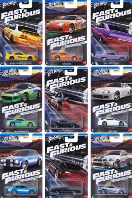 Тематическая машинка Hot Wheels Форсаж в ассортименте 1 шт (HNR88) детальное изображение Hot Wheels 