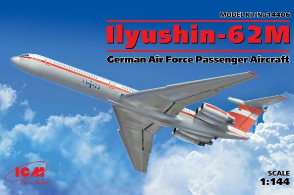 Ilyushin 62M, German passenger plane детальное изображение Самолеты 1/144 Самолеты