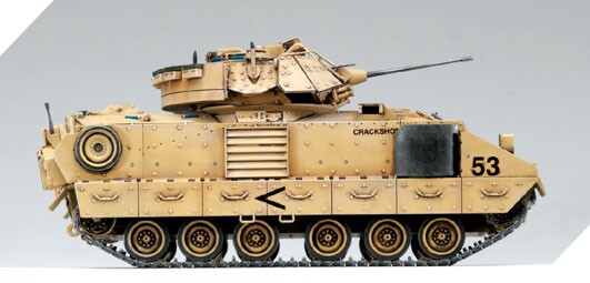 Scale model 1/35 IFV M2A2 Bradley &quot;Iraq 2003&quot; Academy 13205 детальное изображение Бронетехника 1/35 Бронетехника