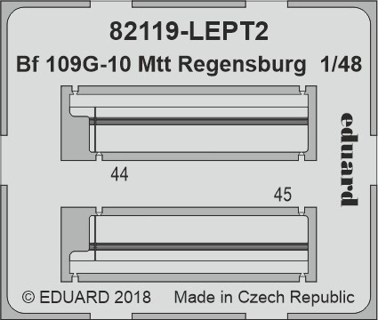 Scale model 1/48 Aircraft Messerschmitt Bf 109G-10 Mtt Regensburg ProfiPack Edition Eduard 82119 детальное изображение Самолеты 1/48 Самолеты