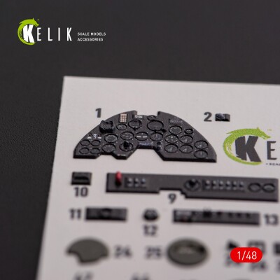 P-38F &quot;Lightning&quot; 3D декаль интерьер для комплекта Academy 1/48 КЕЛИК K48108 детальное изображение 3D Декали Афтермаркет