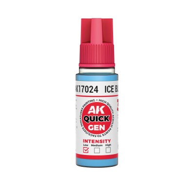 Акрилова фарба ICE BLUE / Крижаний синій QUICK GEN COLOR AK-interactive AK 17024 детальное изображение QUICK GEN COLOR Краски