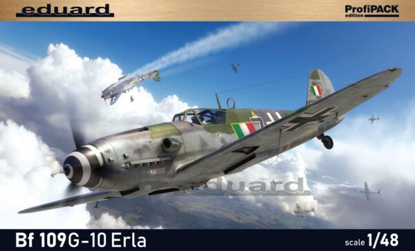 Сборная модель 1/48 Немецкий истребитель Bf 109G-10 Erla Эдуард 82164 детальное изображение Самолеты 1/48 Самолеты