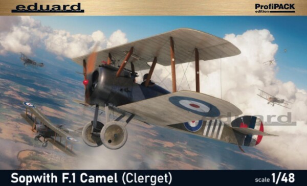 Збірна модель 1/48 Літак Sopwith F.1 Camel (Clerget) Eduard 82172 детальное изображение Самолеты 1/48 Самолеты