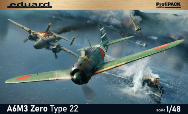 Збірна модель 1/48 Літак A6M3 Zero Type 22 Eduard 82214 детальное изображение Самолеты 1/48 Самолеты