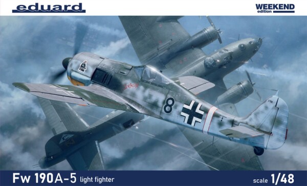 Збірна модель 1/48 Літак Fw 190A-5 Eduard 84118 детальное изображение Самолеты 1/48 Самолеты