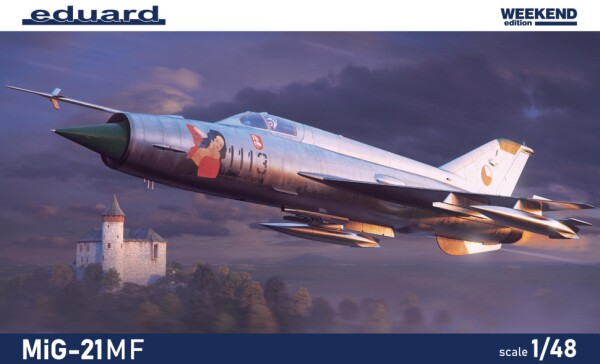 Scale model 1/48 MiG-21 MF fighter Eduard 84177 детальное изображение Самолеты 1/48 Самолеты