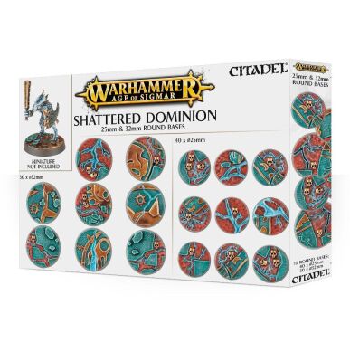 SHATTERED DOMINION 25MM &amp; 32MM ROUND BASES детальное изображение Игровые наборы WARHAMMER Age of Sigmar