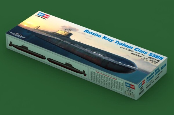 Сборная модель 1/350 Подводная лодка класс «Тайфун» ХоббиБосс 83532 детальное изображение Подводный флот Флот