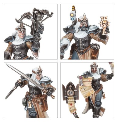 Игровой набор Warhammer 40000 - ADEPTA SORORITAS: SISTERS NOVITIATE SQUAD детальное изображение Адепта Сороритас Армии Империума