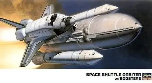 Buildable SPACE SHUTTLE ORBITER w/BOOSTERS 29 1/200 детальное изображение Космос 