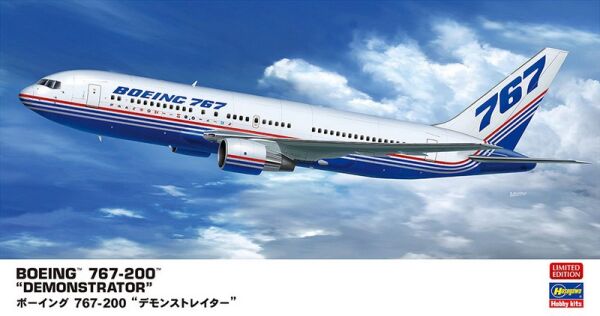 Збірна модель літака BOEING 767-200 &quot;DEMONSTRATOR&quot; 1/200 детальное изображение Самолеты 1/200 Самолеты