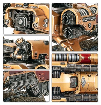 Ігровий набір Warhammer 40000 – HORUS HERESY: LEGIO CUSTODES – CALADIUS GRAV-TANK детальное изображение Ересь Хоруса WARHAMMER 40,000