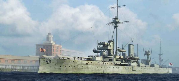 Сборная модель 1/700 корабль её величества Дредноут 1918 Трумпетер 06706 детальное изображение Флот 1/700 Флот
