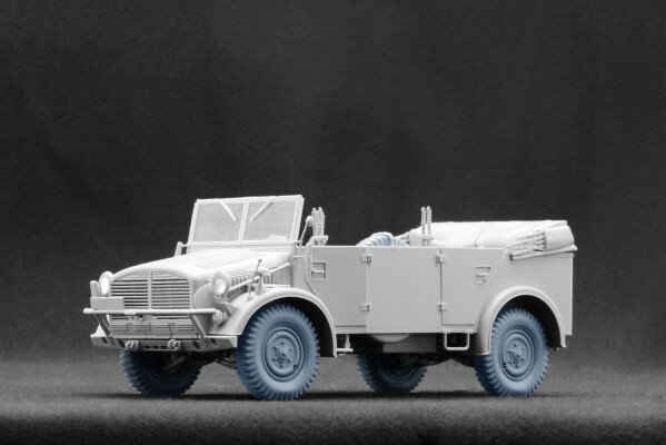 Набор колес (с деформацией) Extra Gelände на диске v1 для Horch 108 от ICM, Tamiya ScaleX WW-35027W детальное изображение Колёса Афтермаркет