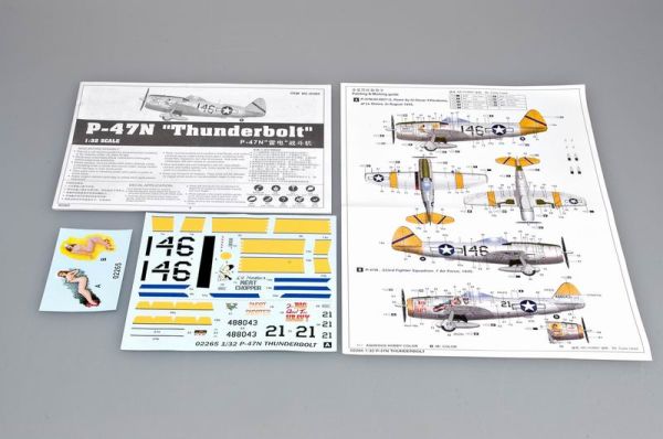 &gt;
  Scale model 1/32 P-47N Thunderbolt
  Trumpeter 02265 детальное изображение Самолеты 1/32 Самолеты