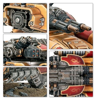 Игровой набор Warhammer 40000 - HORUS HERESY: CUSTODES - CALADIUS ANNIHILATOR GRAV-TANK детальное изображение Ересь Хоруса WARHAMMER 40,000