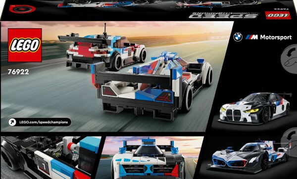 Constructor LEGO SPEED CHAMPIONS BMW M4 GT3 and BMW M Hybrid V8 Race Cars 76922 детальное изображение Speed Champions Lego