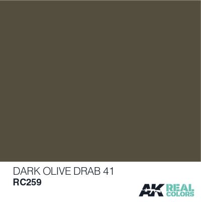 Dark Olive Drab 41 / Темно-оливковый детальное изображение Real Colors Краски